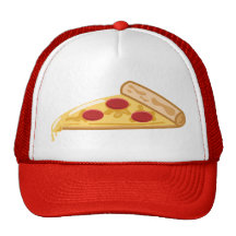 TecknadPizzaskiva Mesh Kepsar