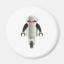 Tecknadrobot Magnet För Kylskåp