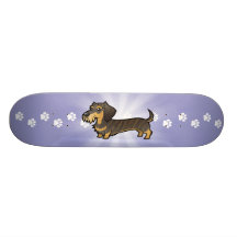 Tecknadtax (wirehair) skate board deck