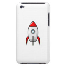 Tecknadutrymmeraket iPod Case-Mate Fodral