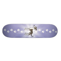 Tecknadvinthund/Whippet/italiensk vinthund Skateboard
