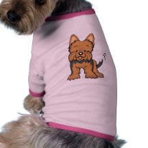 TecknadYorkie hund tröja