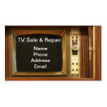 TelevisionSalen och reparerar servar Visitkort