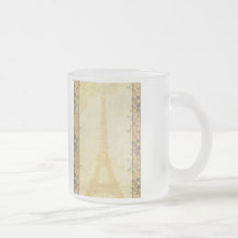 Tema för Eiffel tornfransk Kaffe Muggar