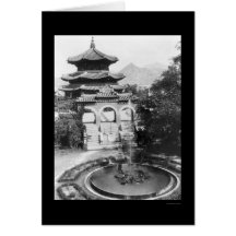 Tempel av himmel Seoul Korea 1925 Kort