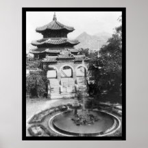 Tempel av himmel Seoul Korea 1925 Print