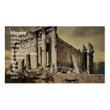 Tempel av Jupiter, lutande kolonn, Baalbek, heliga Visit Kort