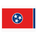 Tennessee flagga vykort