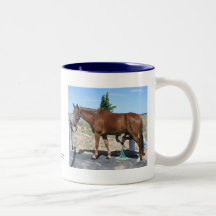 Tennessee som går hästpedicuren - Equine humor Muggar