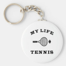 Tennis mitt liv nyckel ring