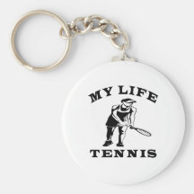 Tennis mitt liv nyckelringar