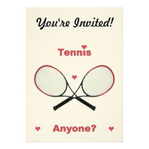 Tennis någon inbjudningar