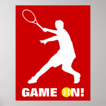 Tennisaffisch med den beställnings- leken för cita