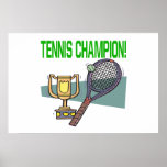 Tennismästare Posters
