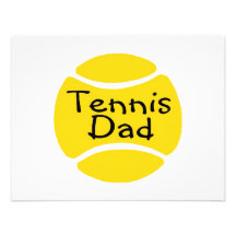 Tennispappa 2 anpassade tillkännagivande