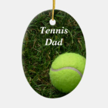 Tennispappaprydnad Julgransdekoration