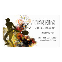 Tennisspelare Visitkort