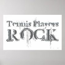 Tennisspelarear vaggar print