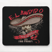 Tequila Mousepad för El Bandido Musmattor