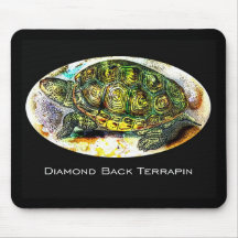 Terrapin Mousepad för Texas diamantbaksida Musmatta