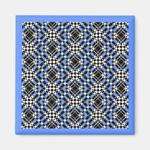 Tessellation 343 B Lg någon färgar magneten Kylskåpsnagnet