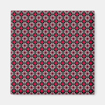Tessellation SmPhi 44 Sm någon färgar magneten Kylskåpsnagnet