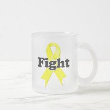 Testicular cancer för slagsmål kaffe kopp