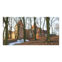 Teutonic beställa slottet Neidenburg - Photocard Foto Kort