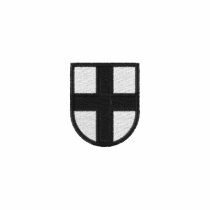 Teutonic riddare broderade Poloskjortan