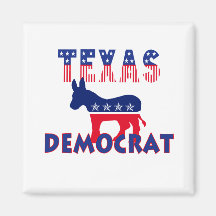 Texas demokrat kylskåpmagneter
