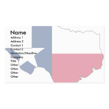 Texas flaggakarta visitkort mallar