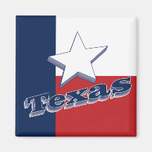 Texas statliga USA reser souvenirkylmagneten Kylskåpmagneter