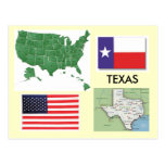 Texas USA Vykort