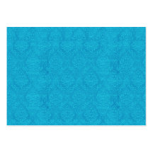 Texturerade turkosblått gifta sig damast DIY V10 Visitkort Mallar