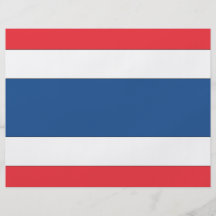 Thailand flagga flyg blad