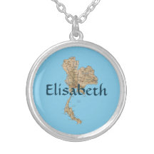 Thailand karta + Känt halsband