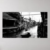 Thailand vatten långt affisch