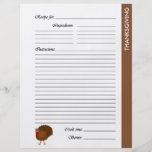 THANKSGIVING 2 sid receptsidor Custom Flyer