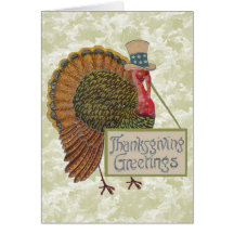 Thanksgivinghälsningkort