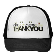 thankyou_white trucker keps