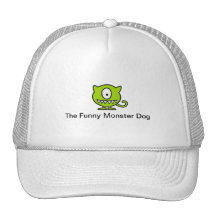 The Funny Monster Dog Hat Gorras De Camionero