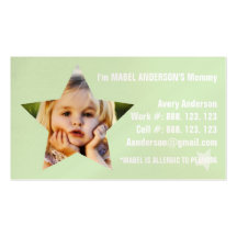 THE MABEL MOMMY CARD BUSINESS CARDS