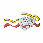 Theatren maskerar broderad tröja