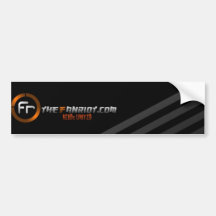 TheFanRiot.com bildekal (svarten)