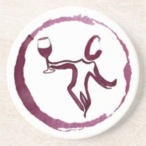 Themed kustfartyg för Wine Underlägg För Glas