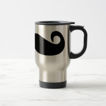 Thermal Moustache Mug Caneca