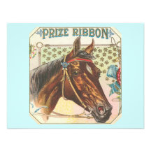 *Thevintage Horse* Unika Inbjudningar