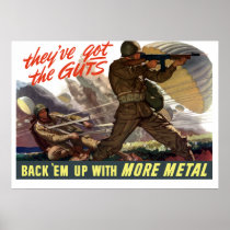 They've fick innanmätet -- WW2 Affisch