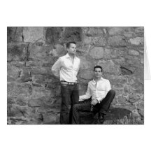 thom och chris hälsningskort