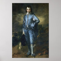 Thomas Gainsborough - pysblått Affischer
